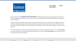 Desktop Screenshot of lombardimedia.com